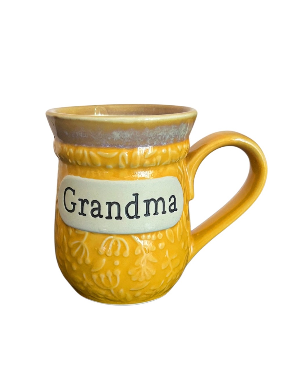 Cracker Barrel Yellow Grandma 12oz Ceramic Gift Mug